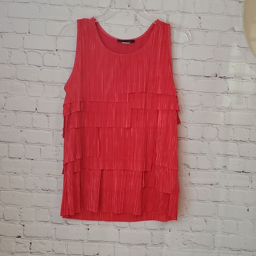 Jennie & Marlis Orange Blouse.